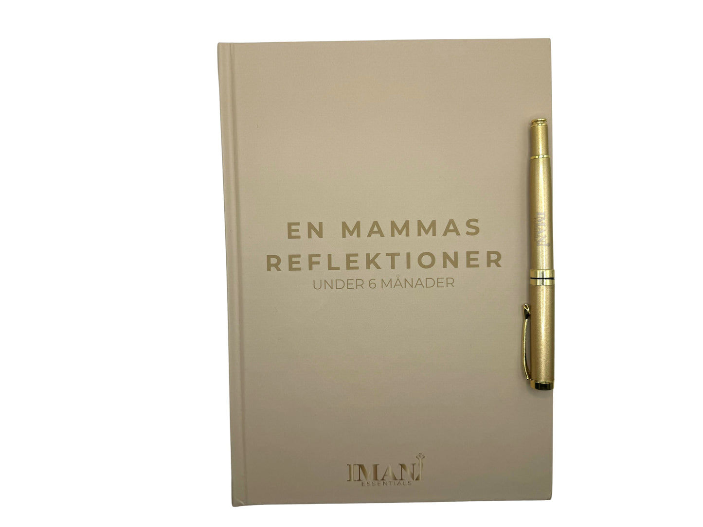 En Mammas Reflektioner – Dagbok för 6 Månader (Inkl. Guldig Penna)